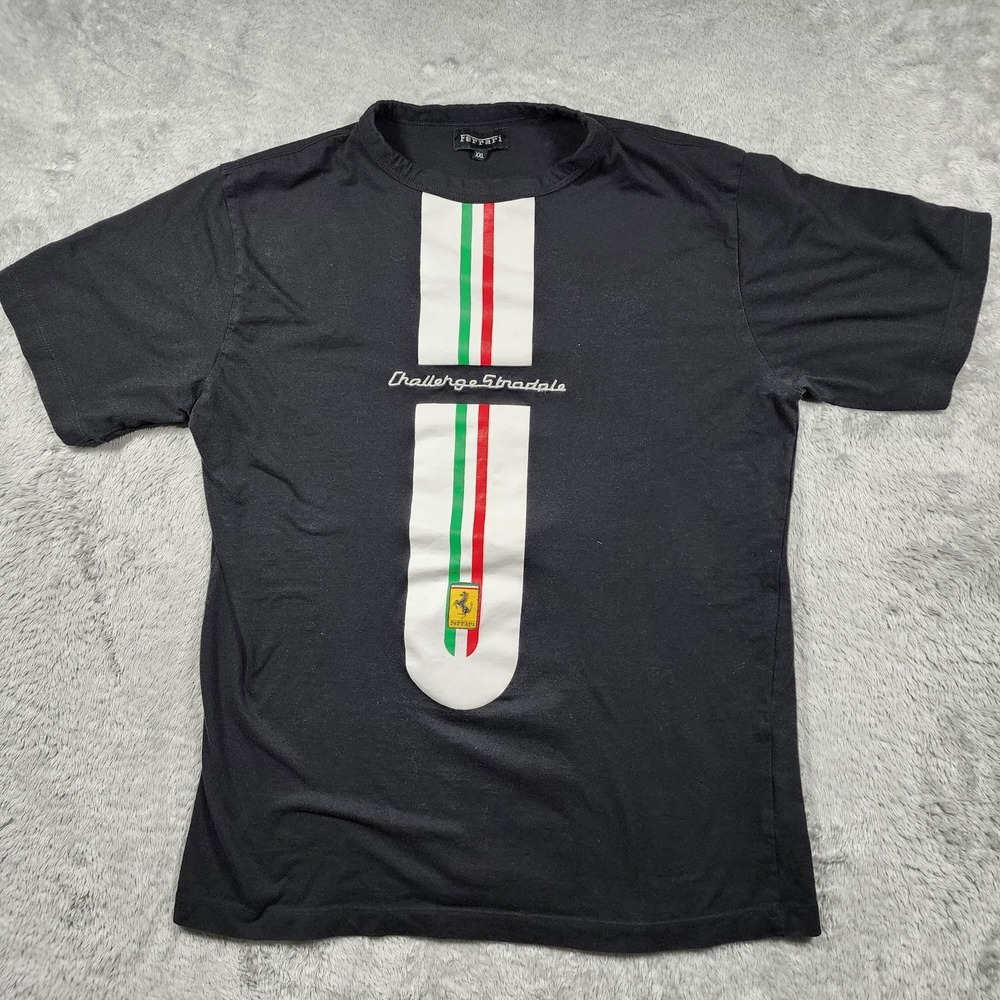 Ferrari Challenge Stradale Shirt Mens 2XL (Fits Mens Large) Luxury Designer Race